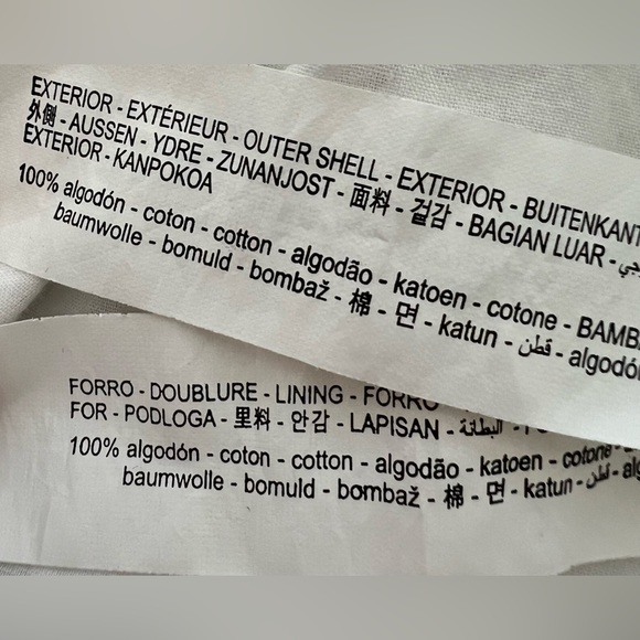 Zara white lace insert dress with puff sleeves (PRE OWNED) size XS - Picture 12 of 12